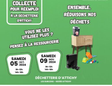 ♻️ Collecte en déchetterie d’Attichy