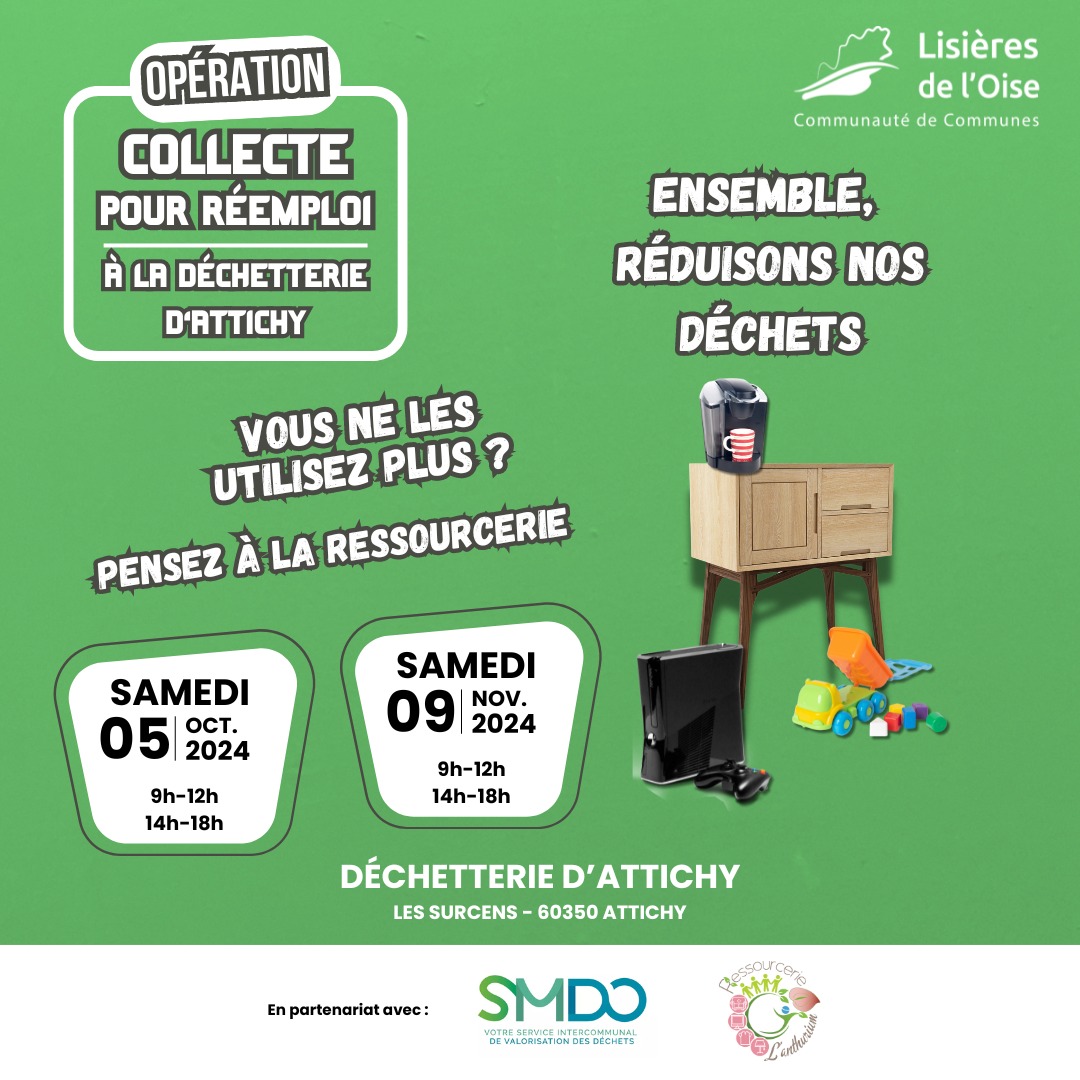 ♻️ Collecte en déchetterie d’Attichy