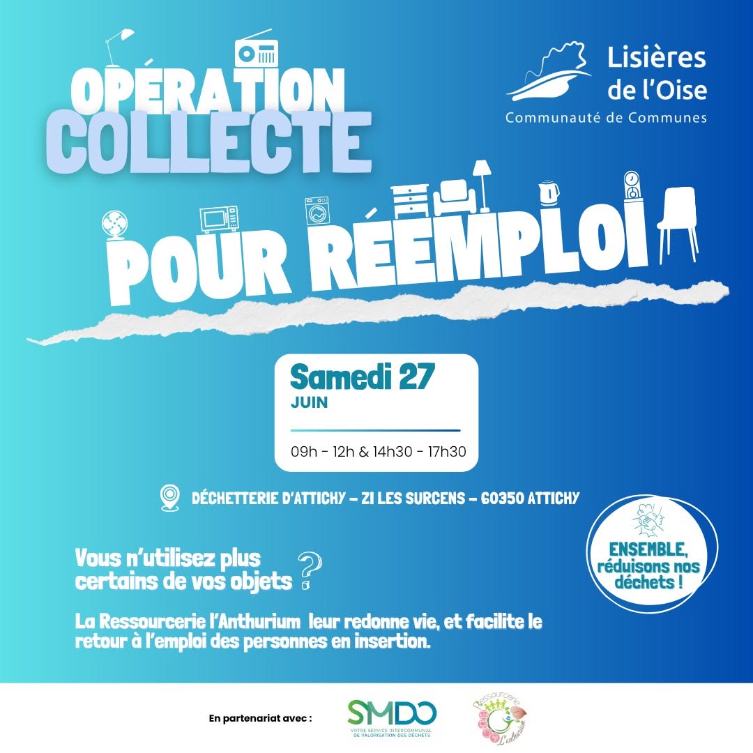 ♻️ Collecte en déchetterie d&rsquo;Attichy