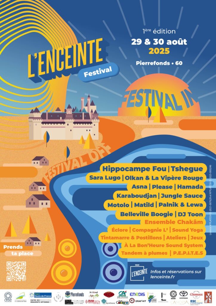 🎷🥁 Festival L’Enceinte à Pierrefonds